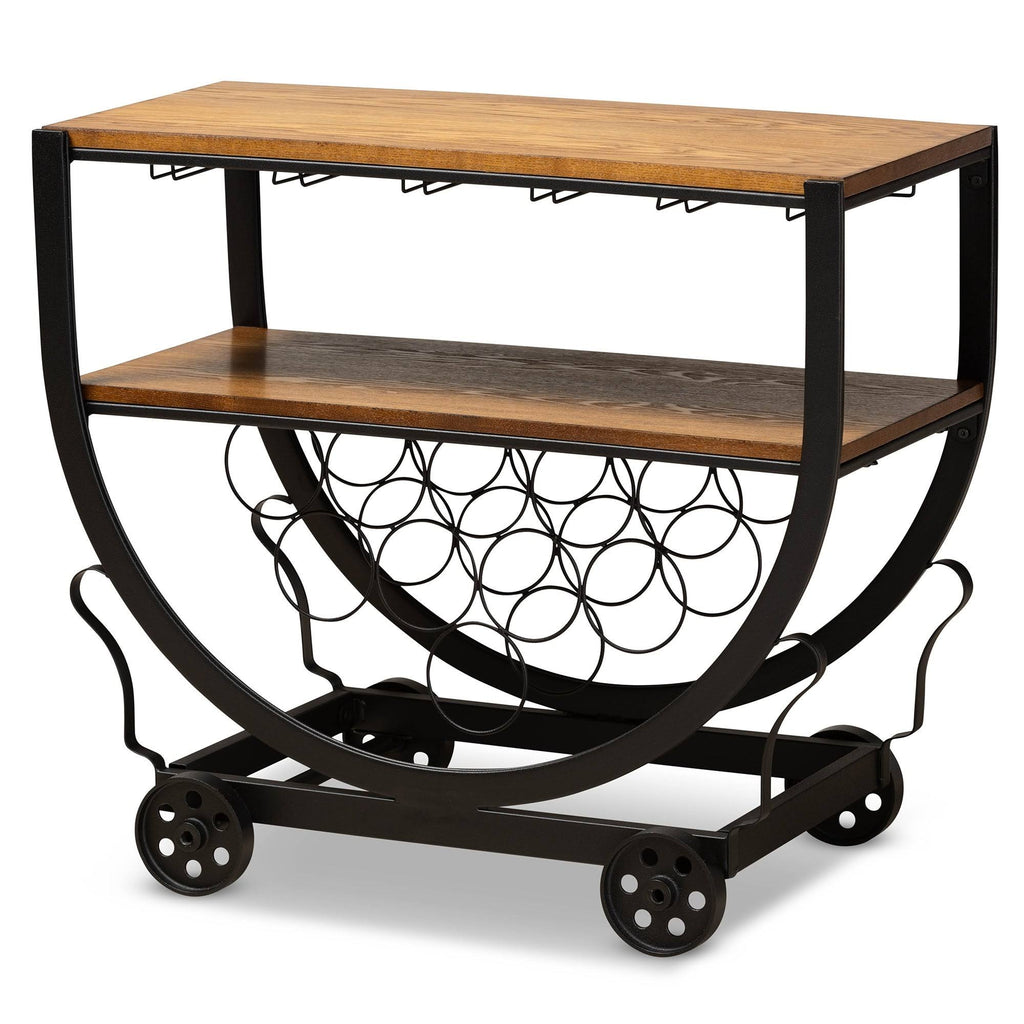 Industrial Dark Brown Cart F717672