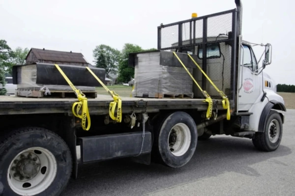 2" x 27' Ratcheting Tie-Down Strap with Double J-Hooks H361547
