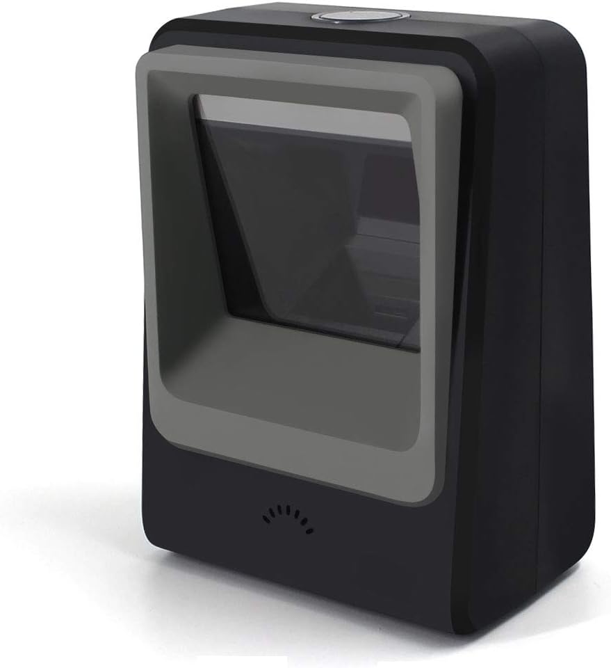 Industrial Desktop Barcode Scanner, Omnidirectional Hands Free USB Wired Barcode Reader N105606