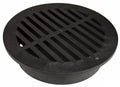 Black Plastic Round Grate W340