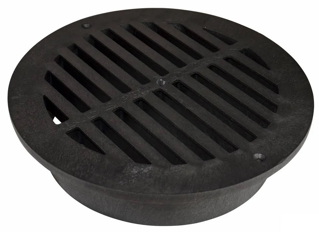 Black Plastic Round Grate W340