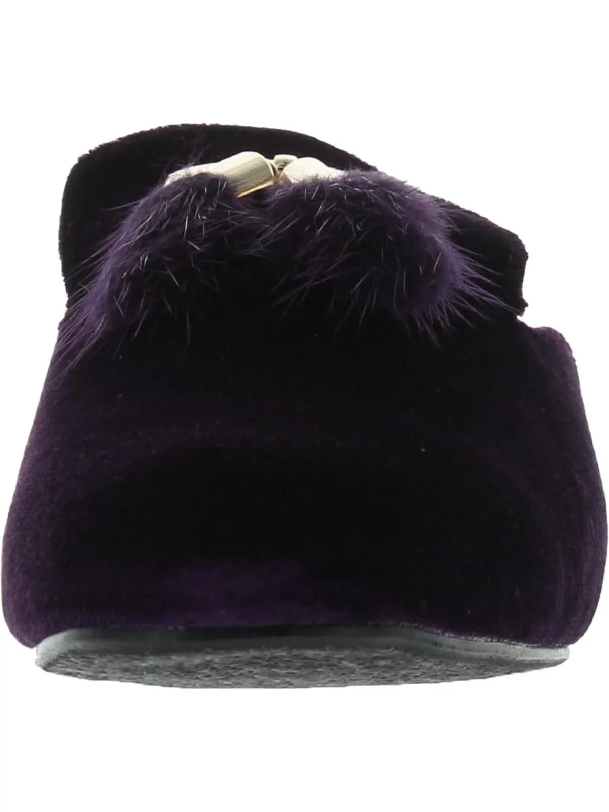 Velvet Slip On Mules Y172226