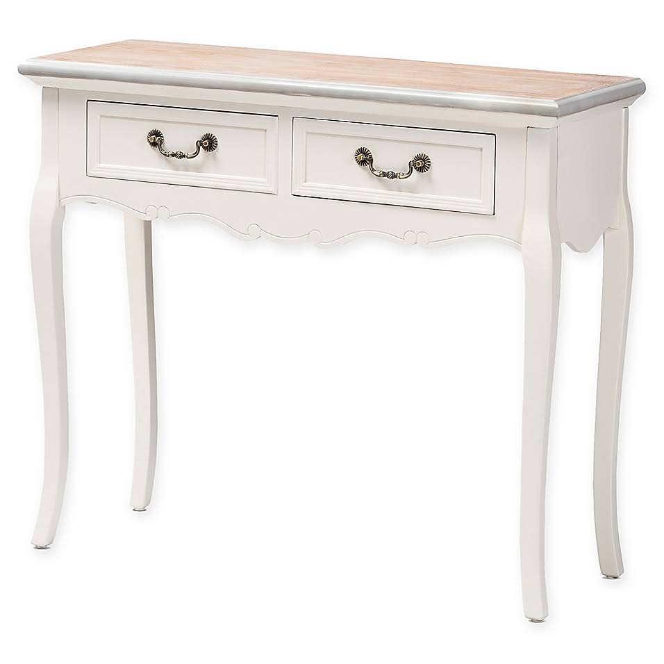 White/Oak Console Table V555