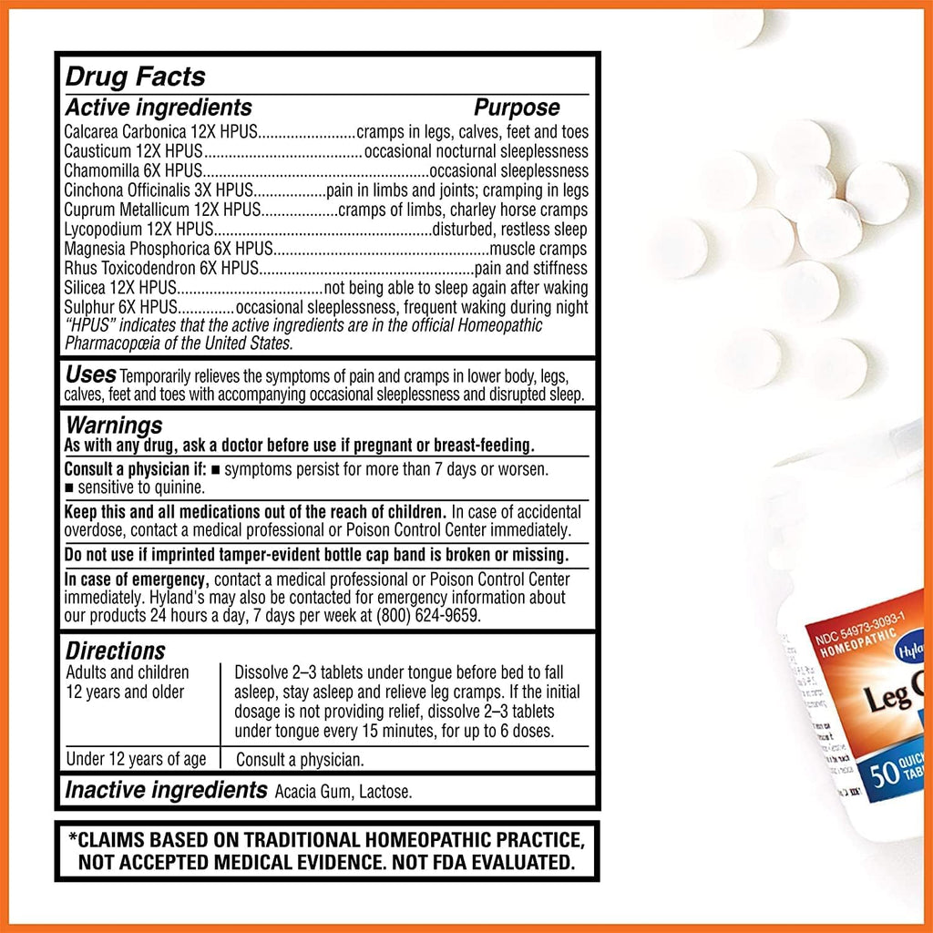 Leg Cramps Tablets L67992