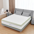 10'' Cooling Gel Memory Foam Pocket Spring Hybrid Mattress California King Size Q201