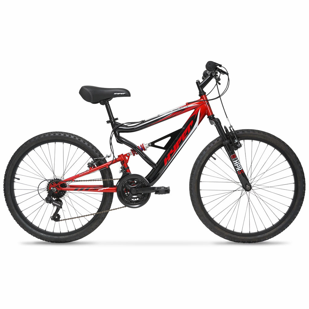 24" Red and Black Mountain Bike U6501