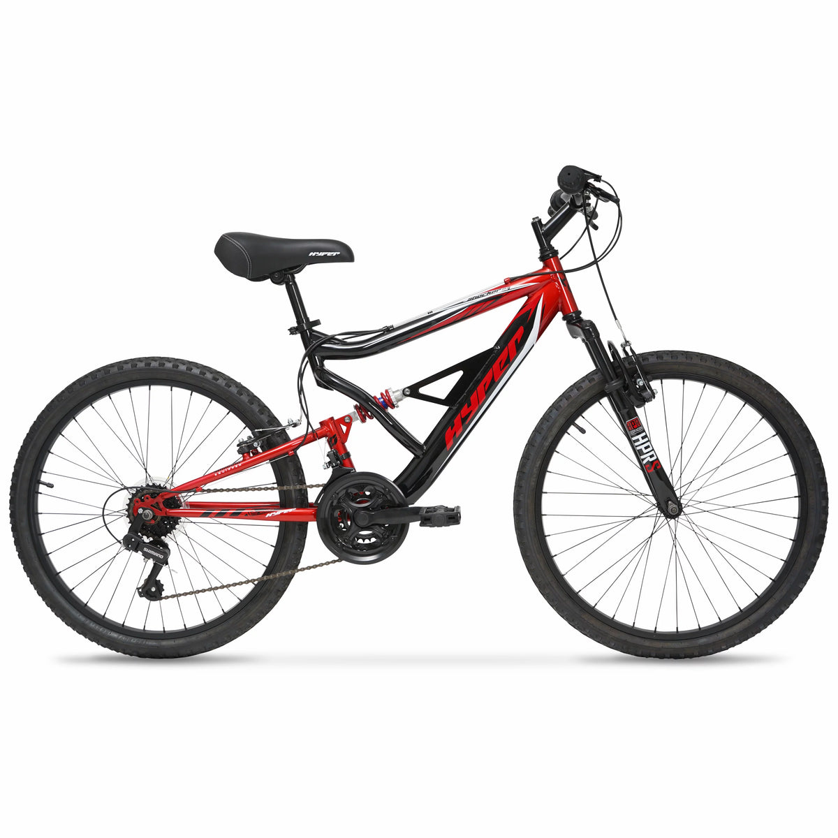 24" Red and Black Mountain Bike U6501