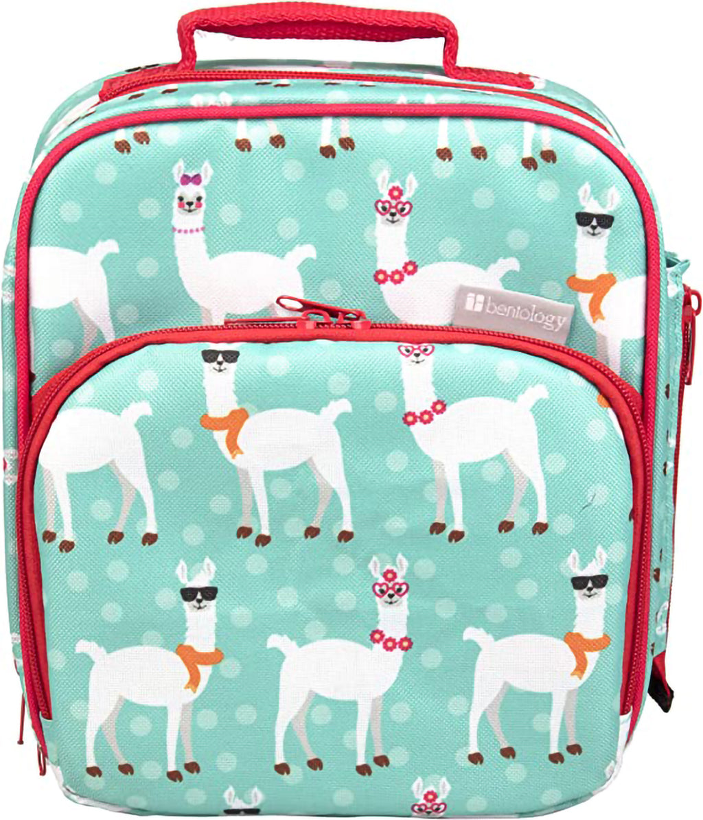 (2 pack) Insulated Lunch Box Tote with Snack Pocket and Water Bottle Holder Z62326