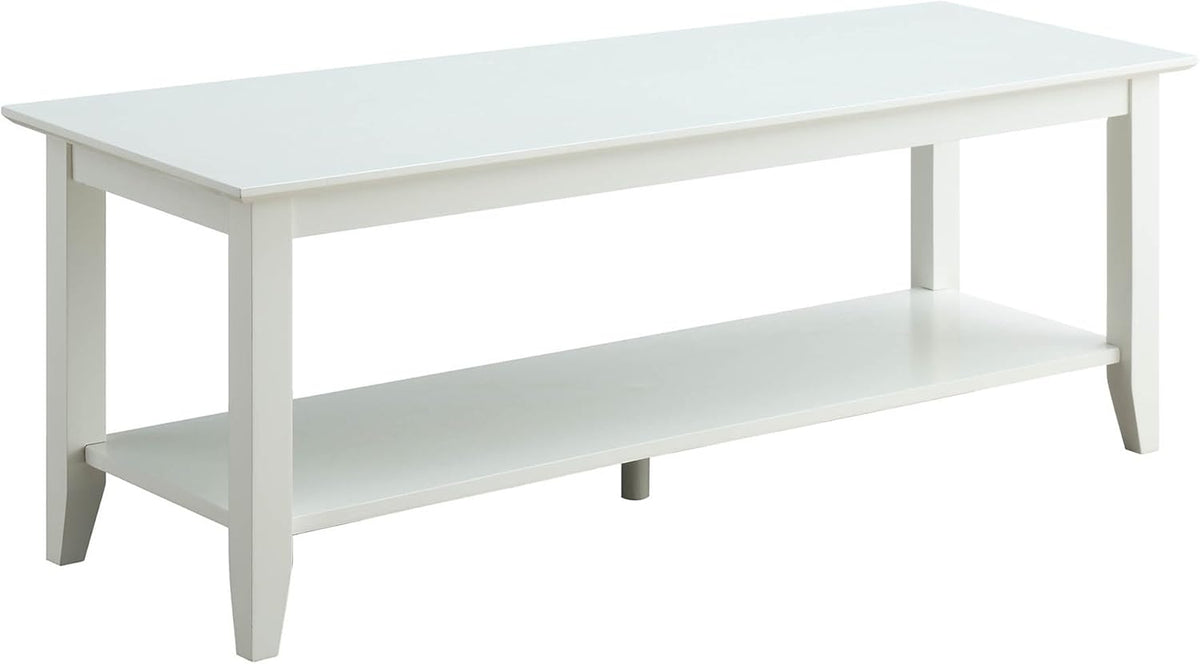 Espresso Coffee Table with Shelf E980701