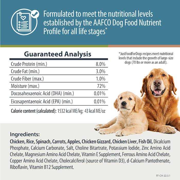 Chicken & White Rice Frozen Dog Food A275