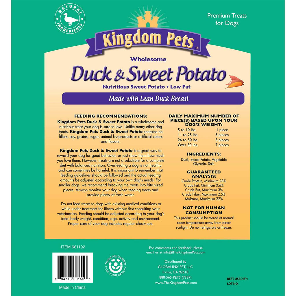 Duck & Sweet Potato Jerky Twists S29870