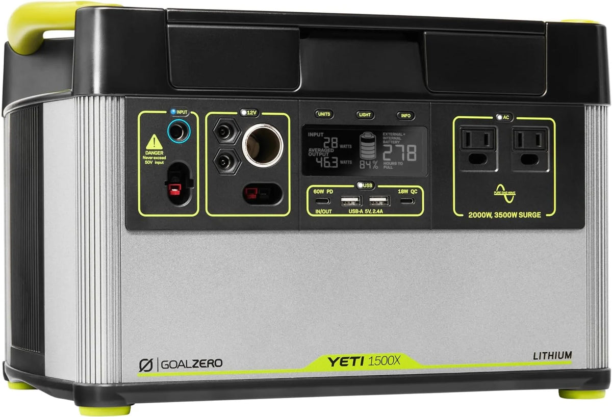 Portable Power Station 1516Wh Lithium Battery 2000 Watt J3558