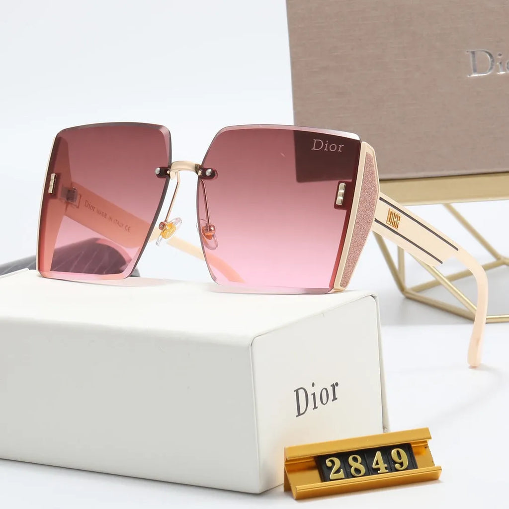 Frameless Square Polarized Sunglasses M9187