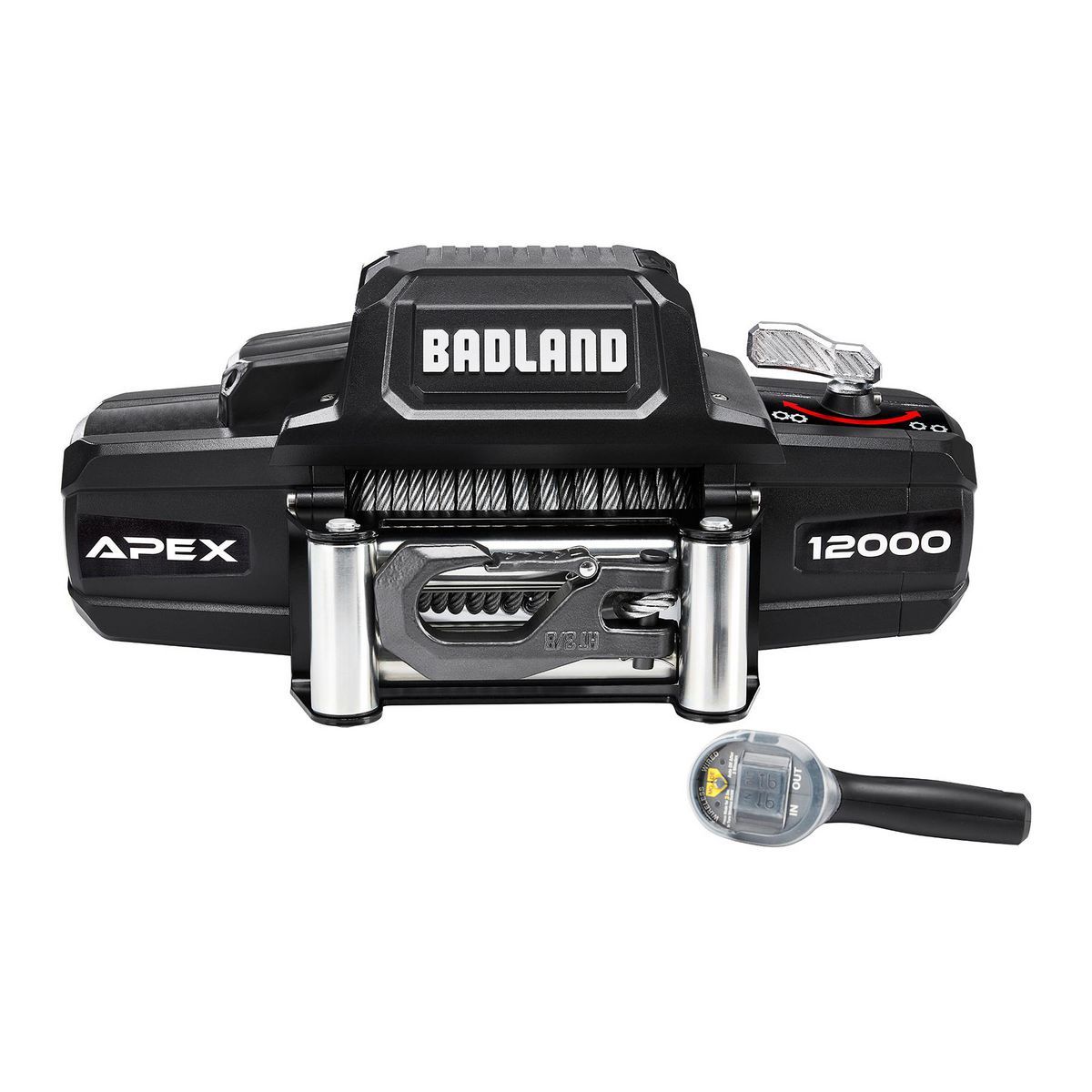 12,000 lb. Winch with Steel Rope and Wireless Remote Z6308