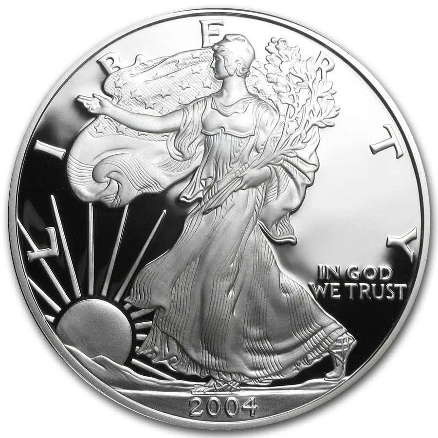 1 oz Proof Silver American Eagle with Box & COA P140559