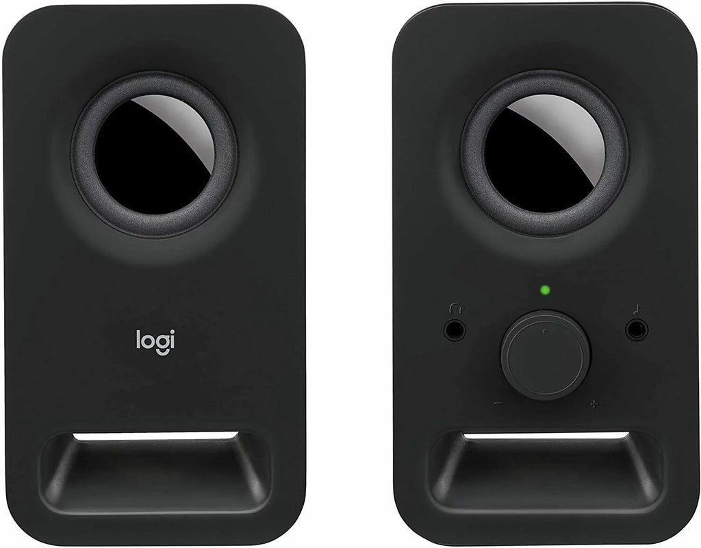 Black Wired Computer Speakers K395043