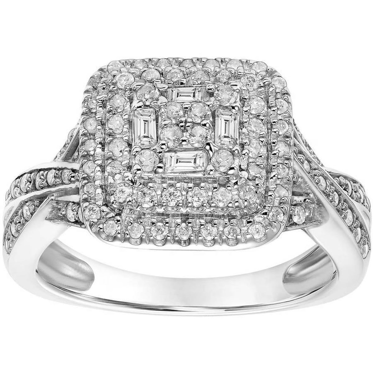 Certified Diamond Sterling Silver Ring M47919
