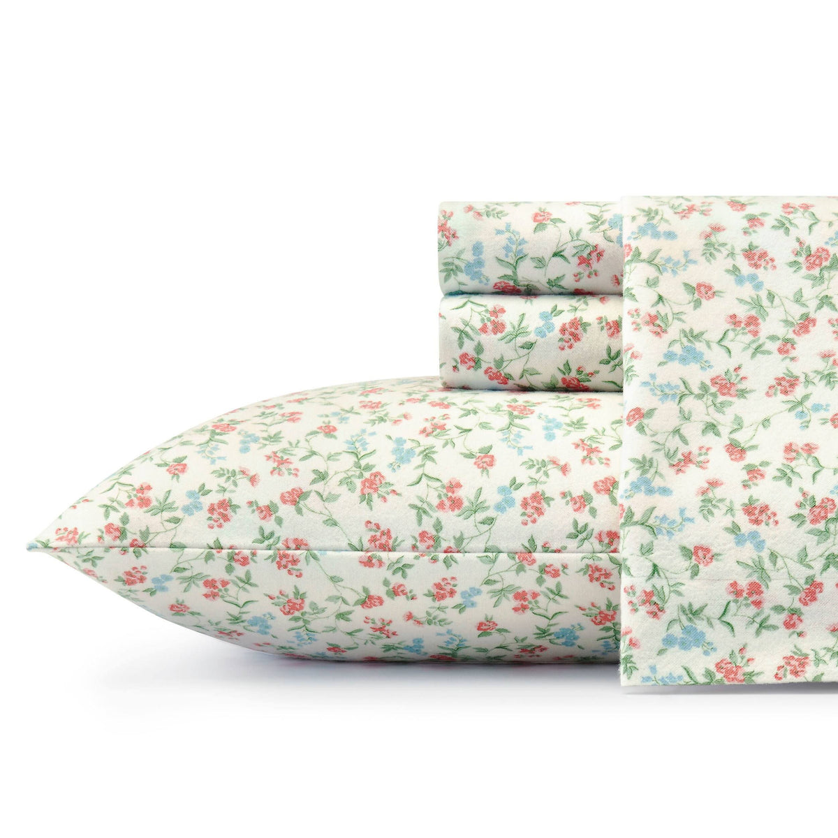 Beige Flannel Full Sheet Set G616772