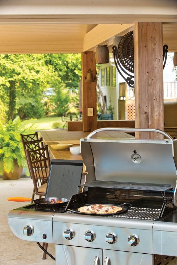 Pre-Seasoned Cast Iron Baking Pan with Loop Handles Y371