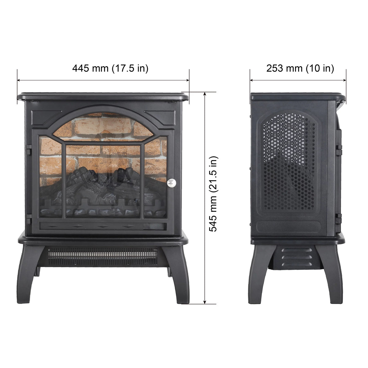 18 Inch 3D Infrared Electric Stove with Remote Control Q79574