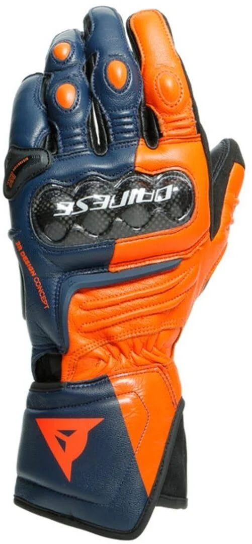 Black Iris Orange Long Gloves N5839