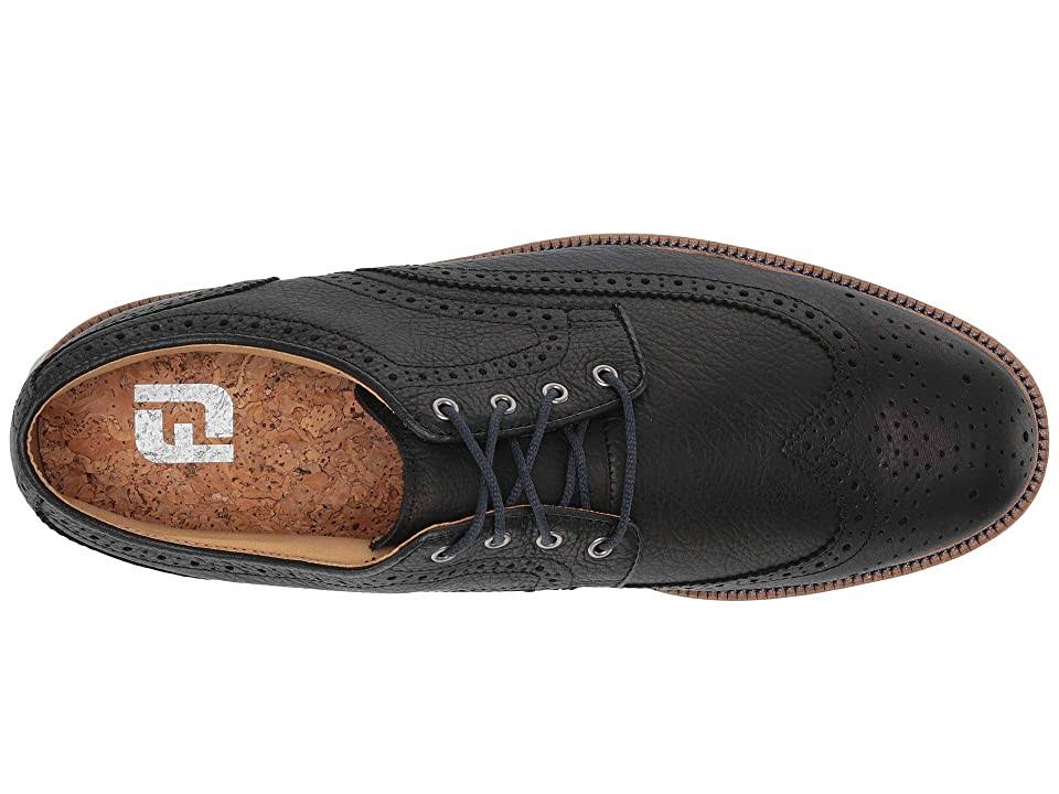 Black Wing Tip Casual Shoes B252746