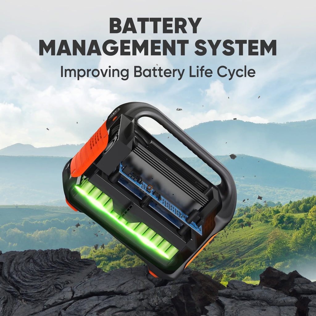 518Wh Portable Solar Generator with 100W Solar Panel X32532