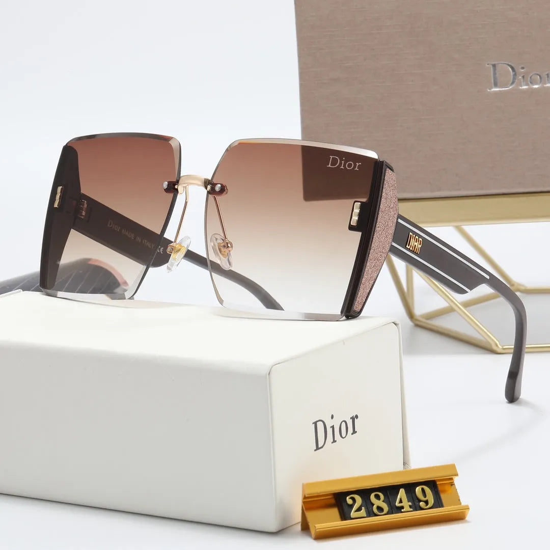 Frameless Square Polarized Sunglasses M9187