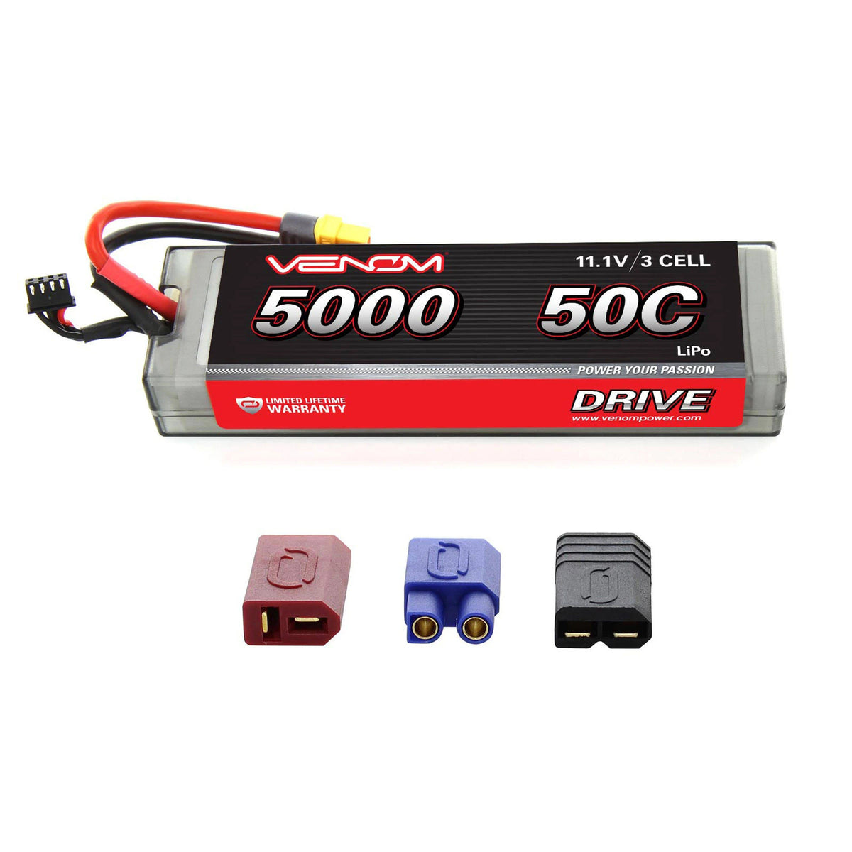 11.1V 5000mAh Lipo Hardcase Flat Pack Battery V36899