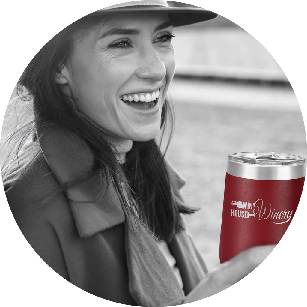12 oz Stainless Steel Vacuum Insulated Wine Tumbler E27333