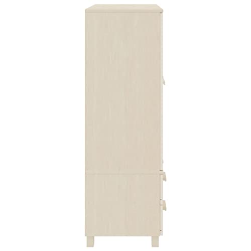 Solid Wood Pine Wardrobe P448
