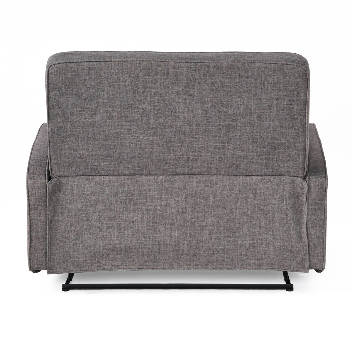Gray Fabric Reclining Loveseat R4957