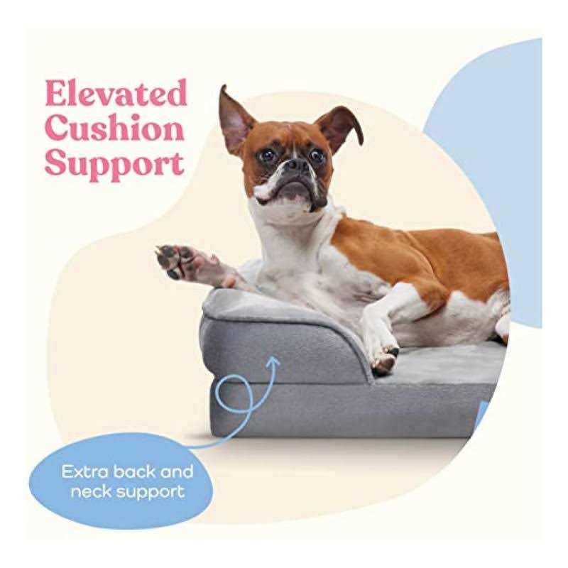 Waterproof Plush Dog Bed with Removable Washable Cover G297917