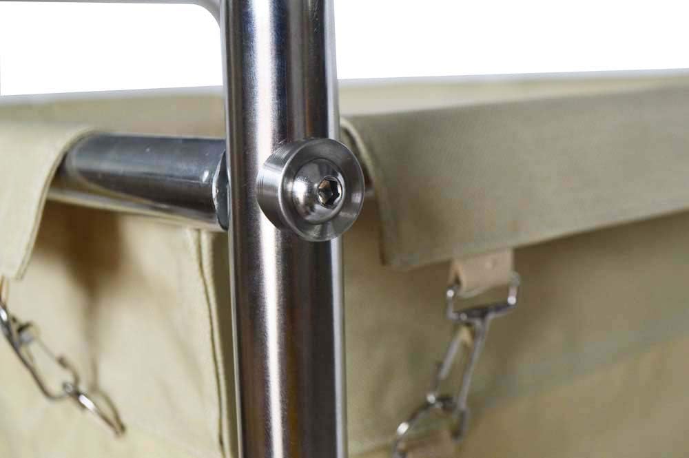 Heavy-Duty Laundry Trolley Cart with Removable Canvas Bag and Rolling Casters U90746