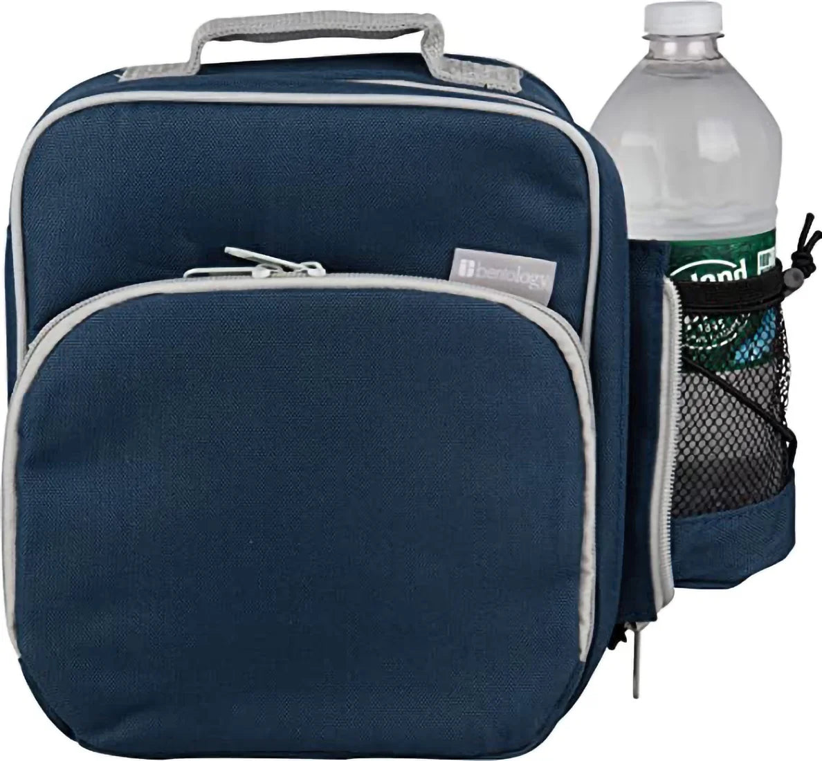 (2 pack) Insulated Lunch Box Tote with Snack Pocket and Water Bottle Holder Z62326