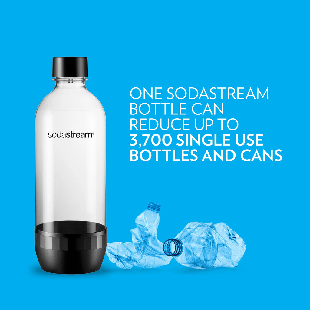 1 Liter Black Carbonating Bottles, 2 Count R984