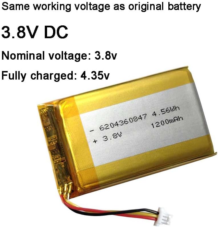 1200mAh 3.8v Rechargeable Lithium Polymer Battery D87984