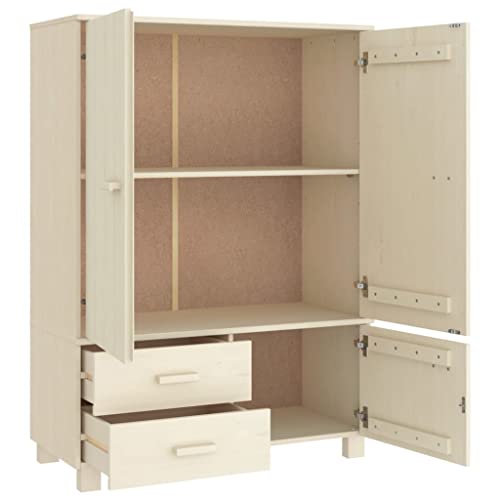 Solid Wood Pine Wardrobe P448