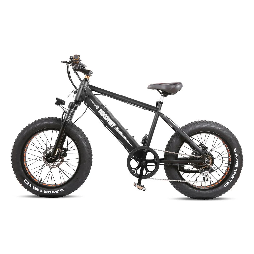 White 20in Fat Tire Electric Bicycle N855