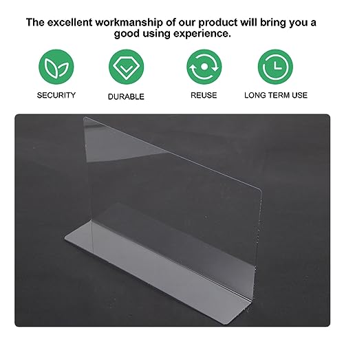 8 Pcs Clear Acrylic Closet Shelf Dividers D718020
