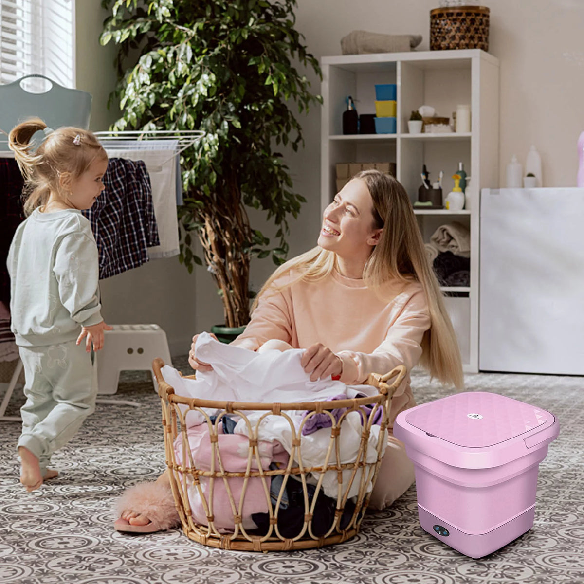 Folding Mini Washing Machine Y80712