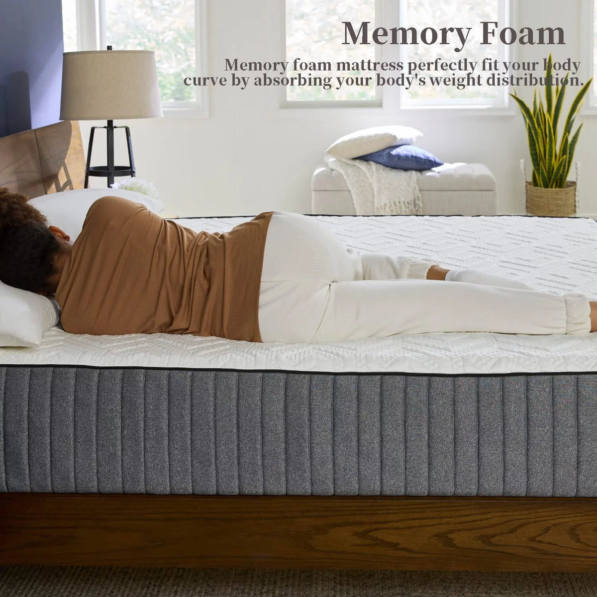 12 inch Gel Memory Foam Mattress Twin Size P500283