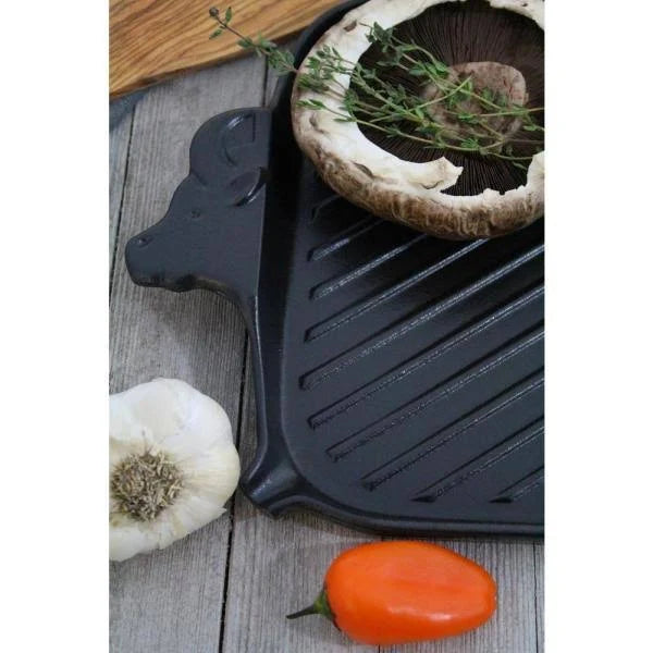 Cast Iron Cow Shaped Grill F24098