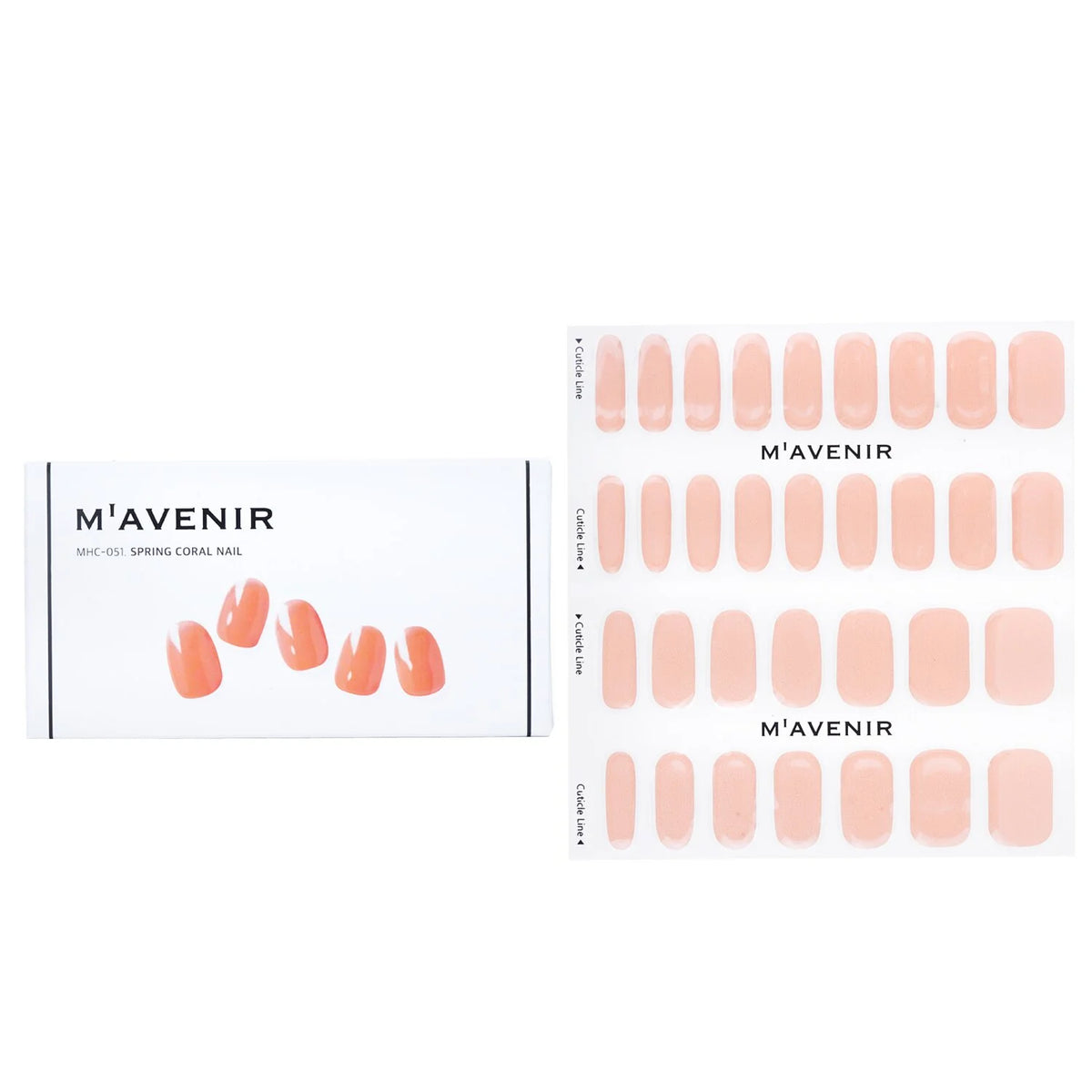 32pcs Orange Nail Sticker S78654