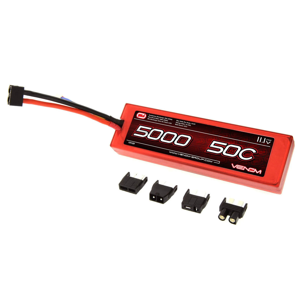11.1V 5000mAh Lipo Hardcase Flat Pack Battery V36899