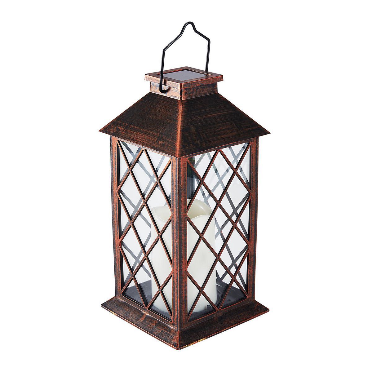 11 in. Solar LED Lantern B828