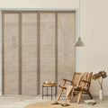Adjustable Panel Track Sliding Glass Door Blinds 45.8"-86" W x 96" H S873376