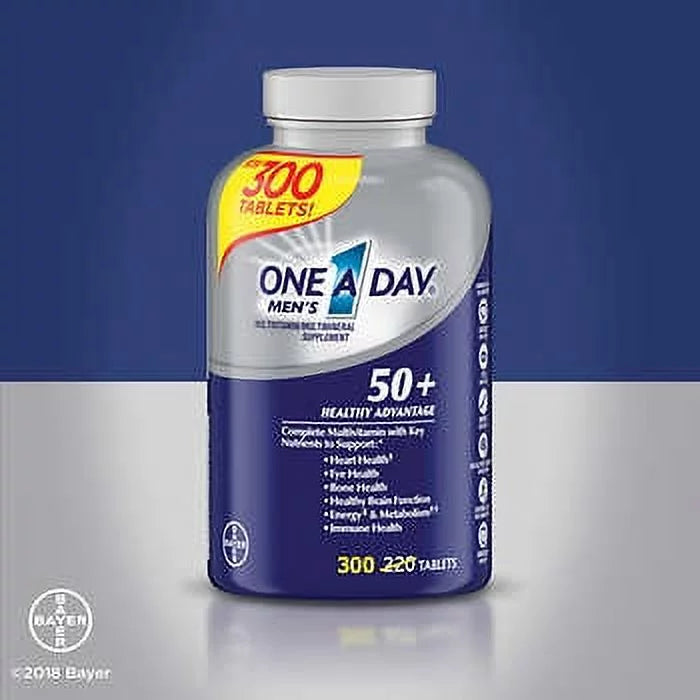 300 Tablets Men's 50+ Multivitamin Supplement X16355