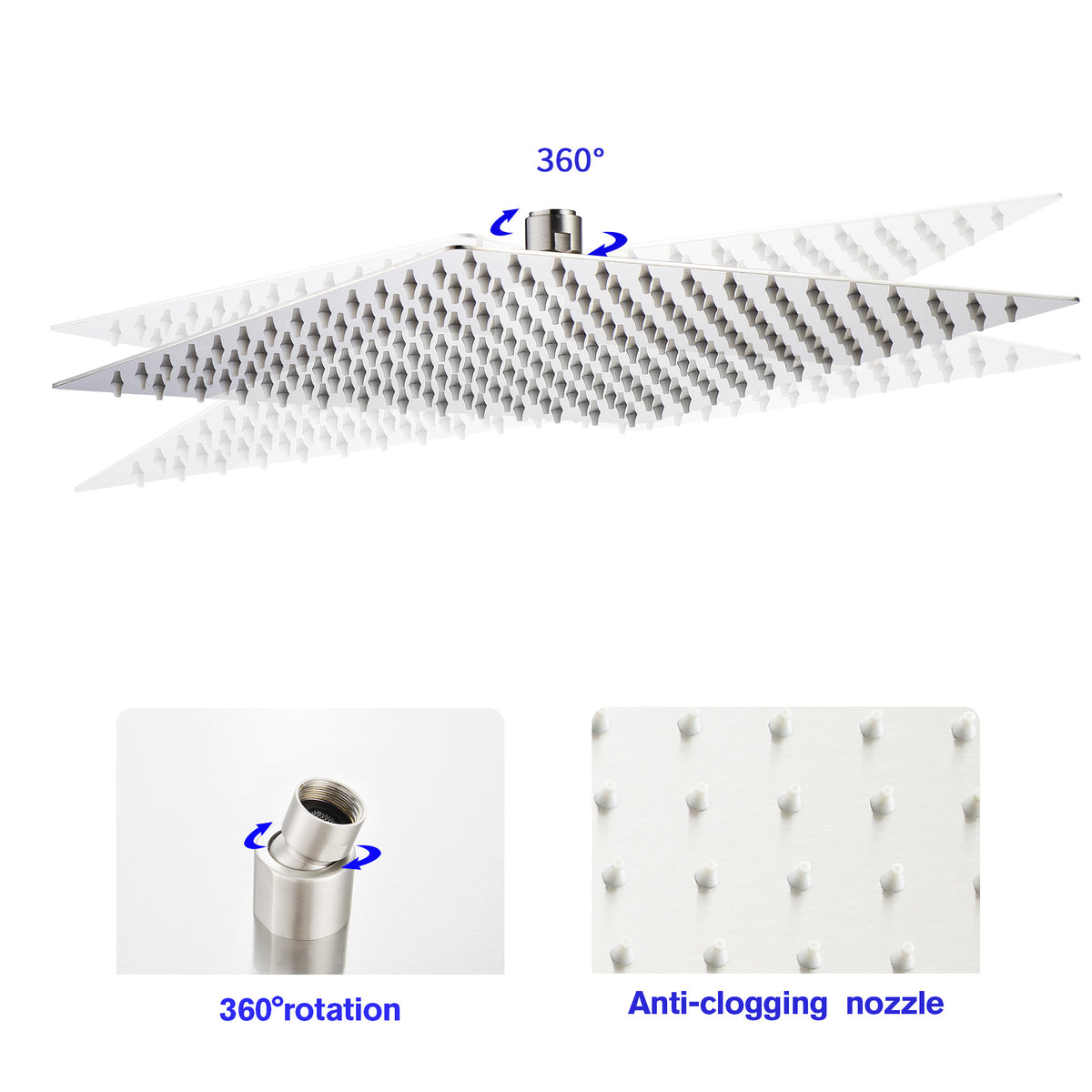 Stainless Steel Rain Shower Head I56450
