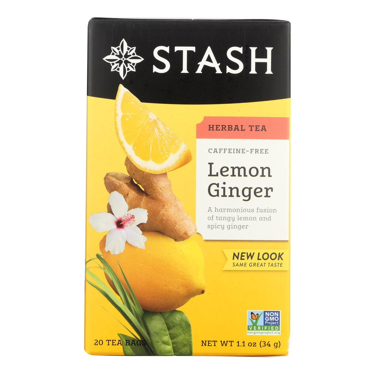 Lemon Ginger Herbal Tea 20 Bags Case Of 6 V1676